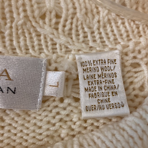 DANA BUCHMAN Sweater size L brand new with tag length 25” bust 34” - Picture 3 of 12